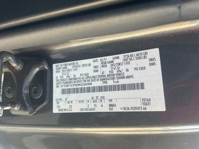 2017 Ford F-150 XL
