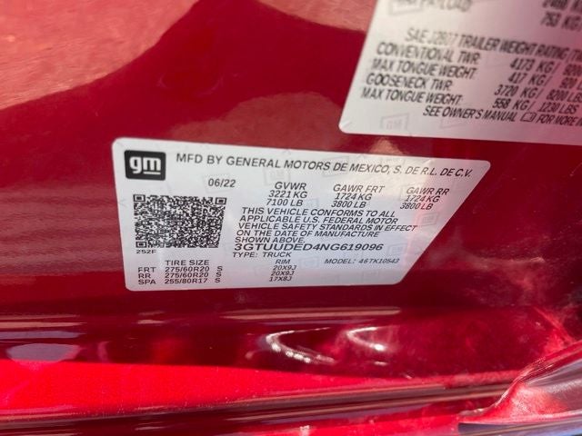 2022 GMC Sierra 1500 SLT