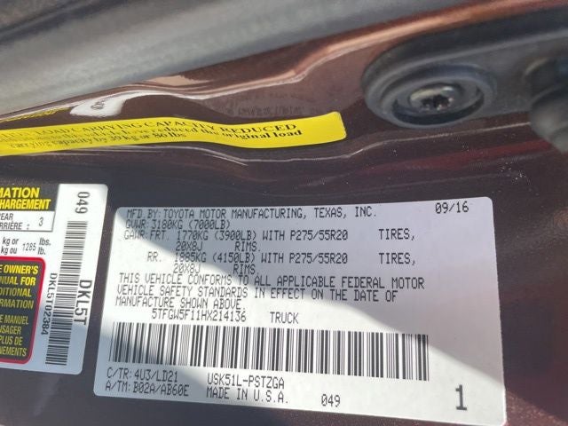 2017 Toyota Tundra 1794